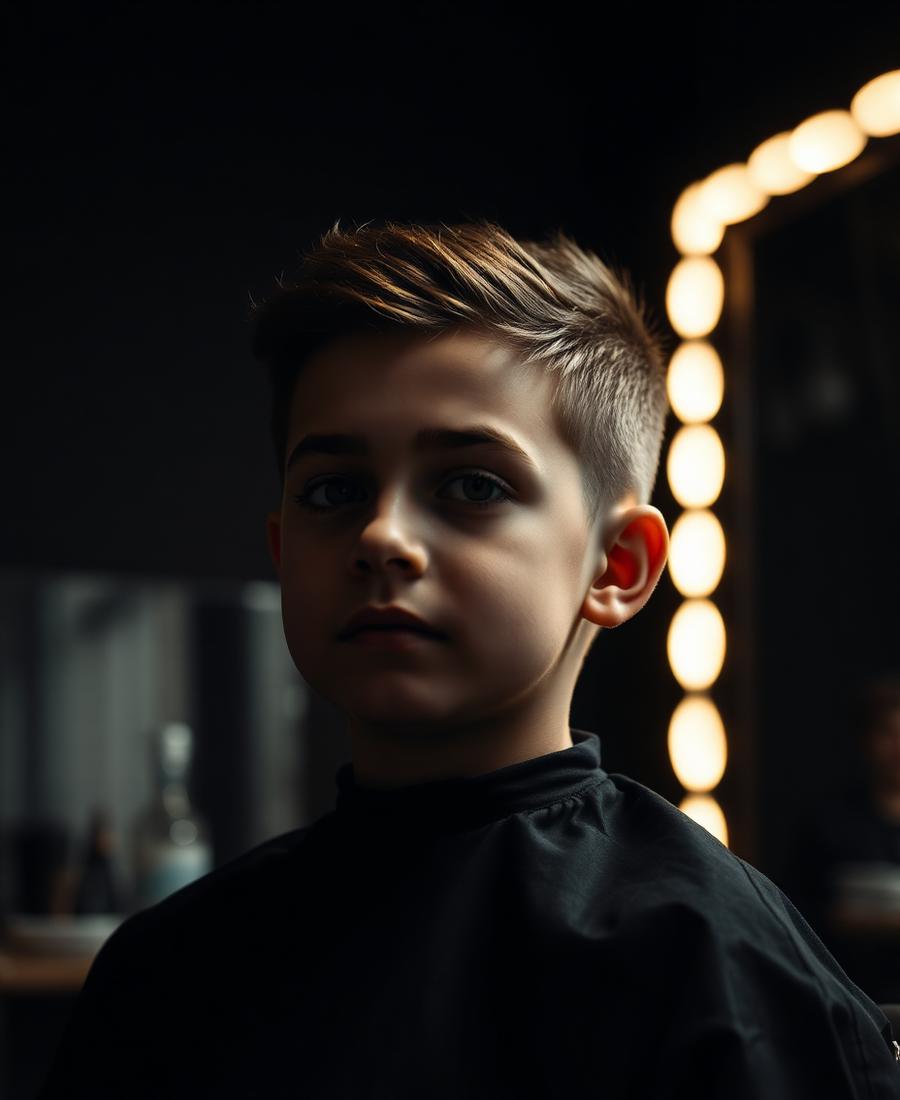 Kids haircut at Elite 90 Barber Shop