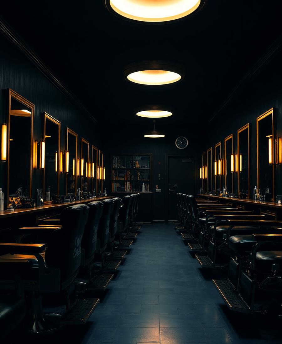 Interior of Elite 90 Barber Shop in Cypress, Texas